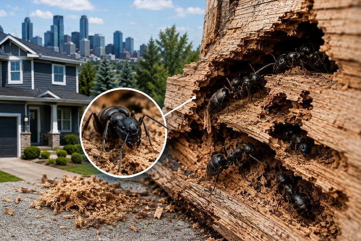 Carpenter Ants in Calgary: Spot Damage, Prevent Infestations, Protect Your Home